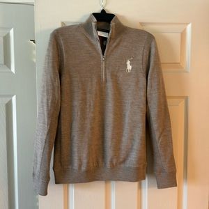 NWOT | Polo | Ralph Lauren | Merino Wool Quarter Zip Sweater